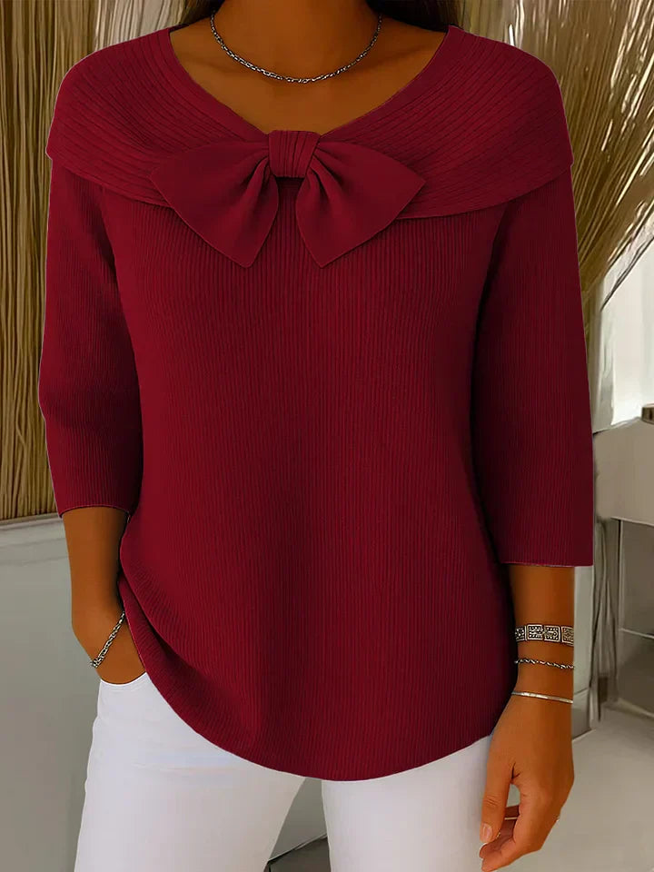 Women’s Jumper | Bow Detail Round Neck