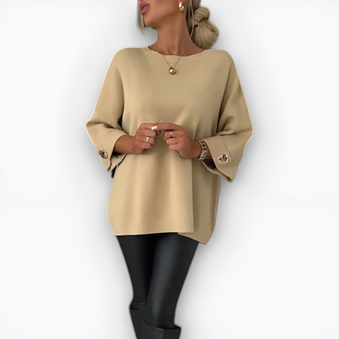 Women’s Jumper | Oversized Three-Quarter Sleeve