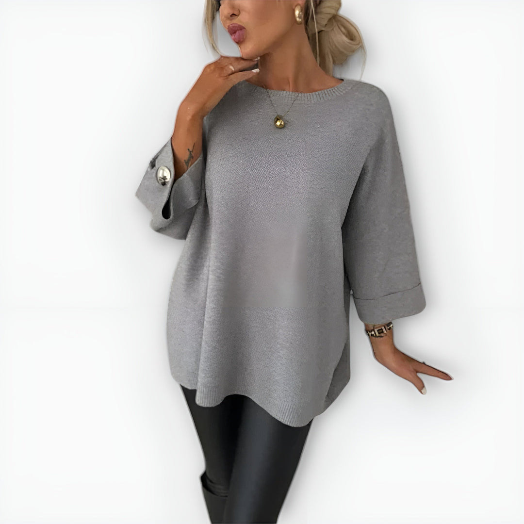 Women’s Jumper | Oversized Three-Quarter Sleeve