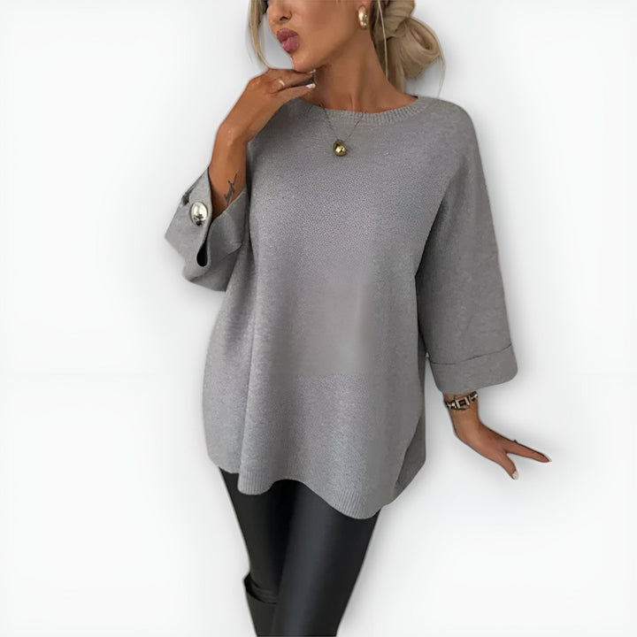 Women’s Jumper | Oversized Three-Quarter Sleeve