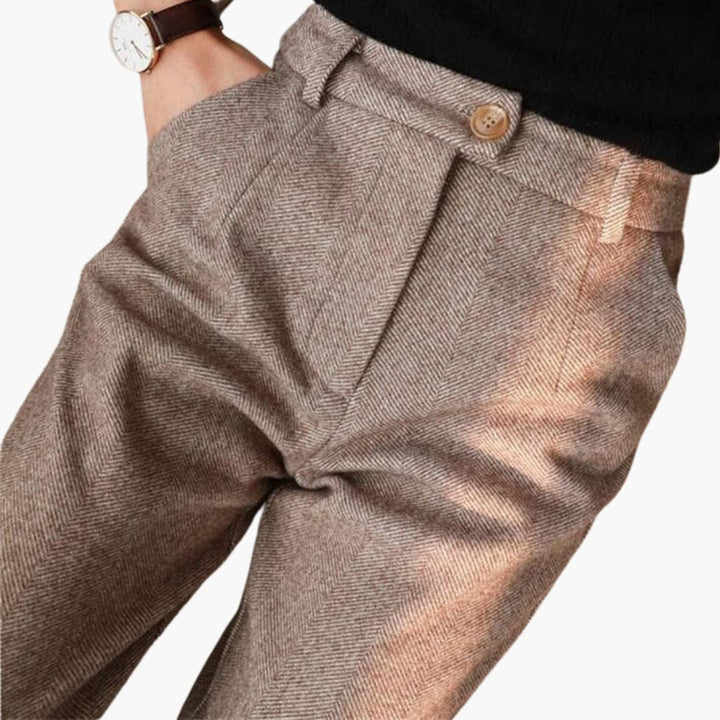 Women’s Trousers | Button Cuff Tapered
