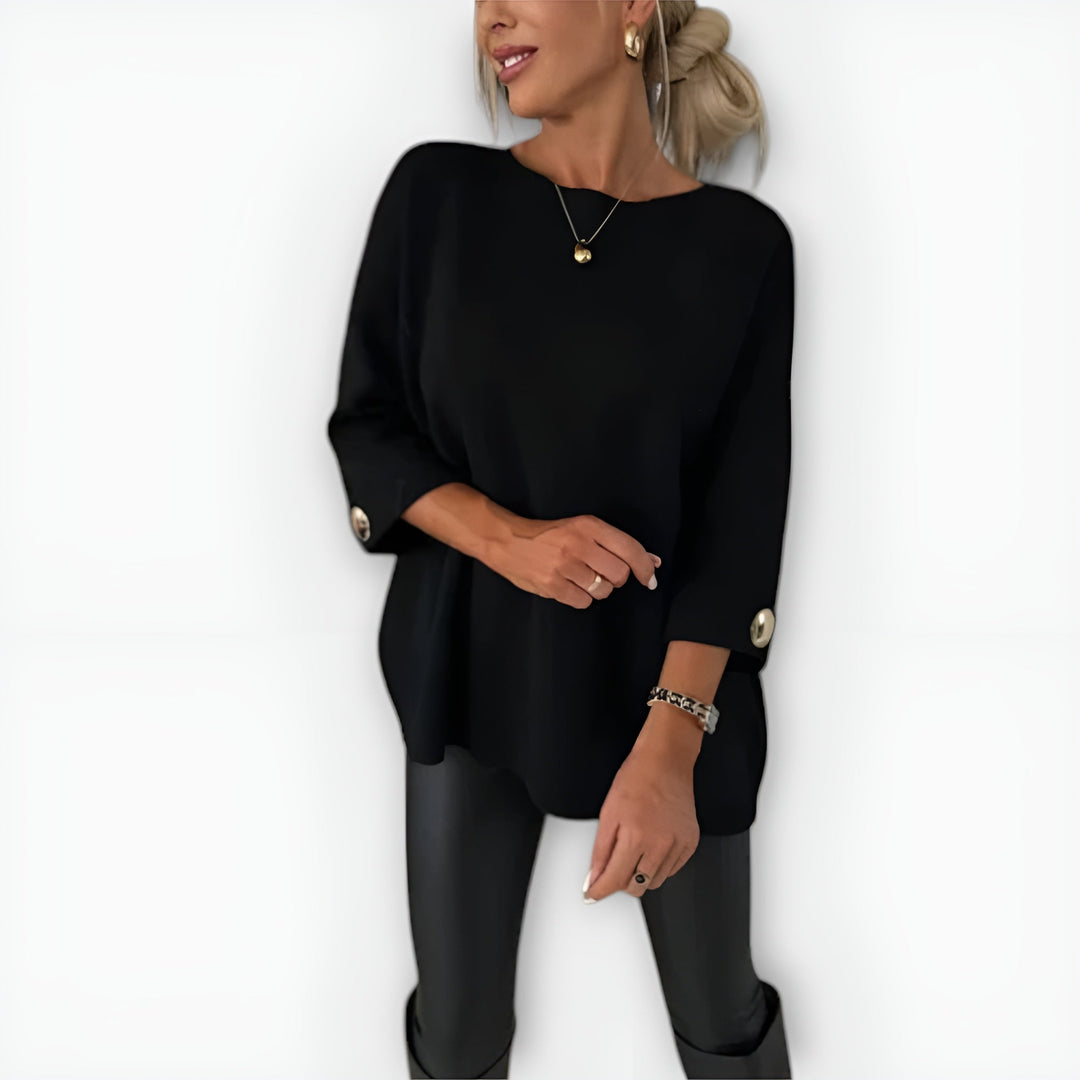 Women’s Jumper | Oversized Three-Quarter Sleeve