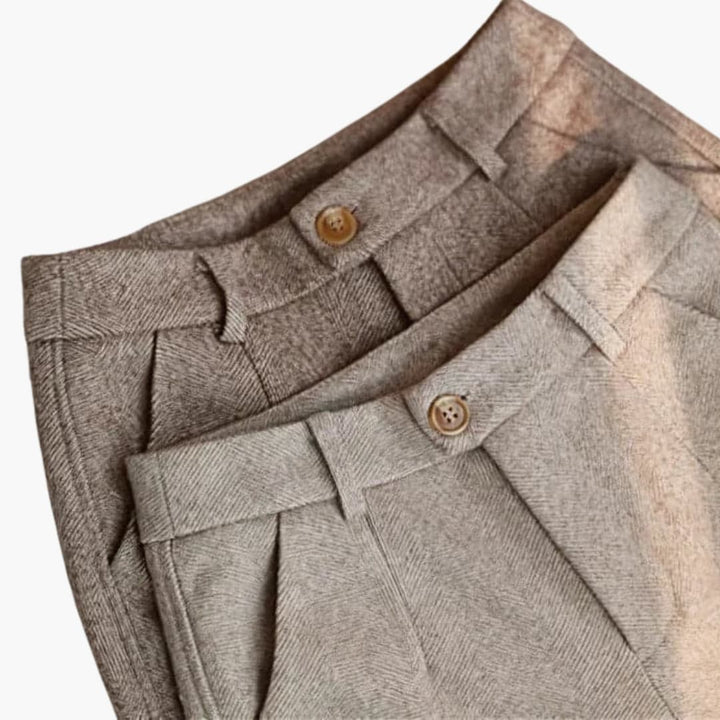 Women’s Trousers | Button Cuff Tapered
