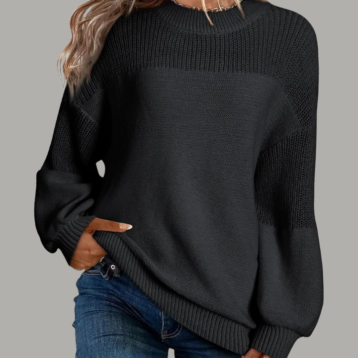 Women’s Jumper | Textured Knit Panels