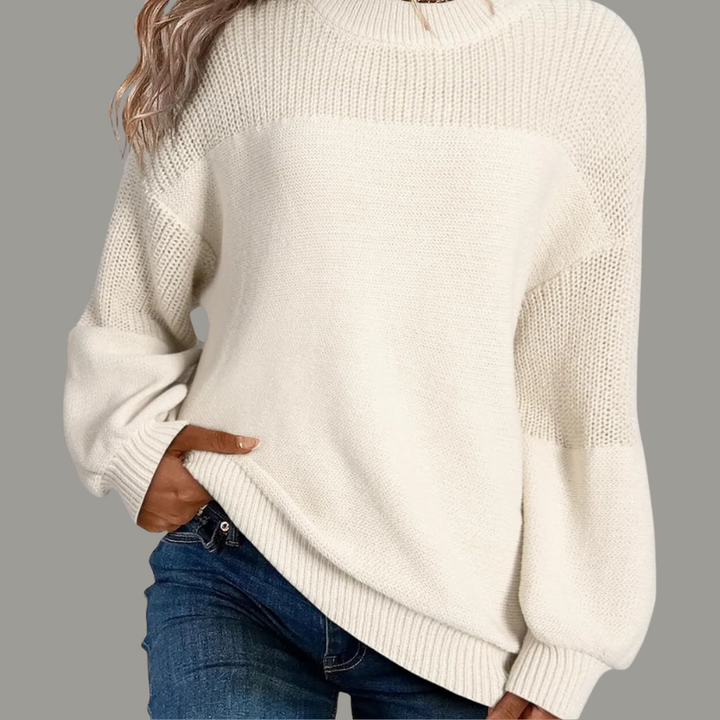 Women’s Jumper | Textured Knit Panels
