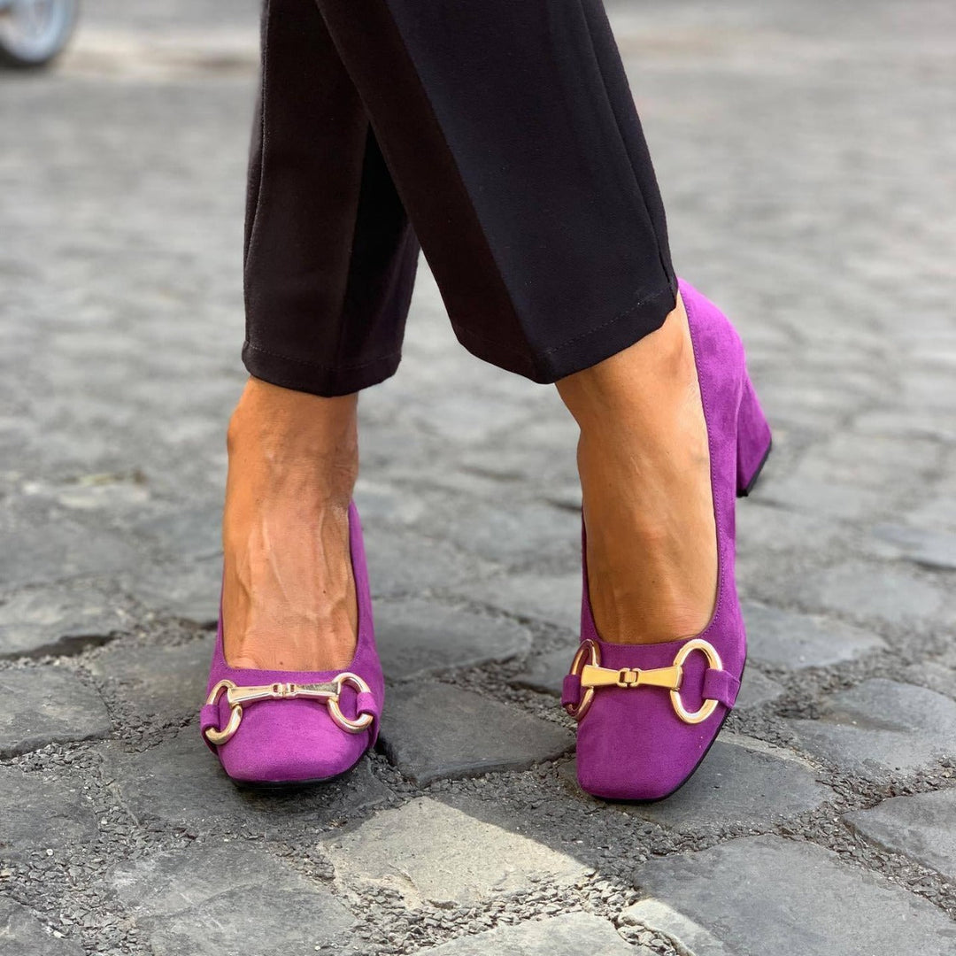 Block Heels for Women | Closed Toe