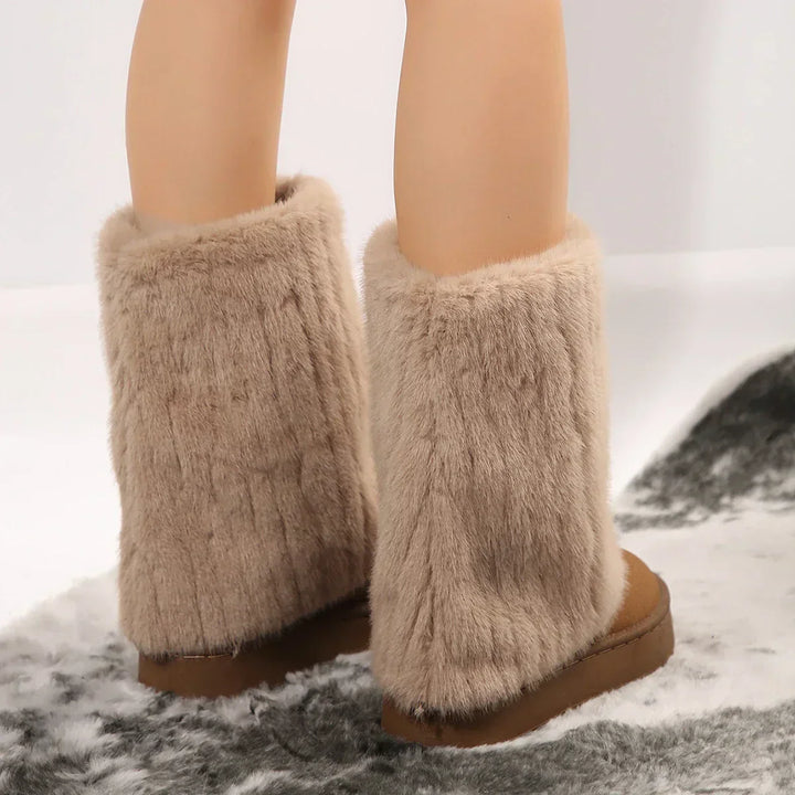 Boots For Women | Tall Plush-Look Shaft Design
