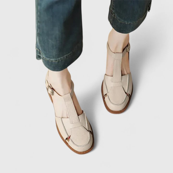 Sandals for Women |  Closed-Toe T-Strap