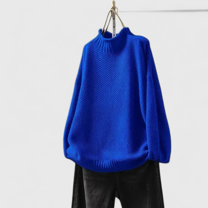 Women’s Jumper | Textured Mock Neck