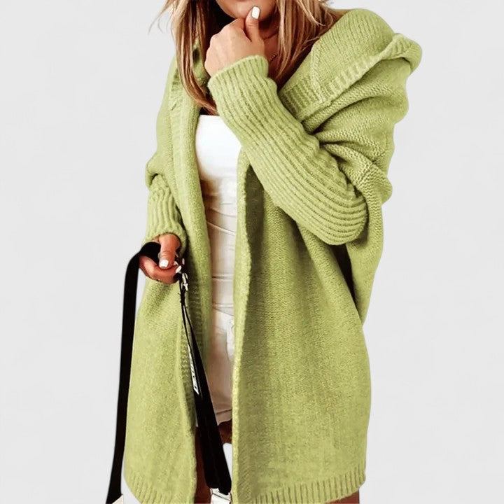 Women’s Cardigan | Hooded Open Front