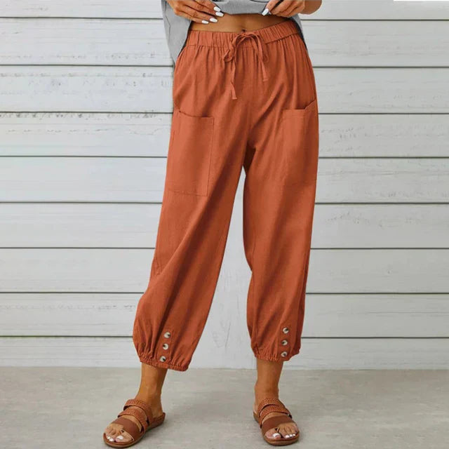 Women’s Trousers | High Waist Drawstring
