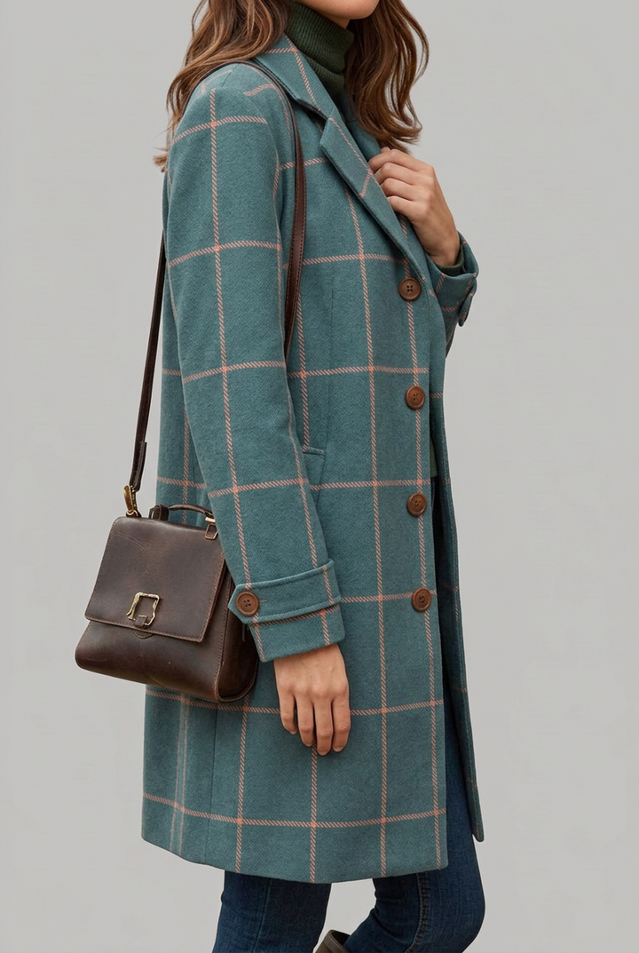 Women’s Coat | Longline Button Front