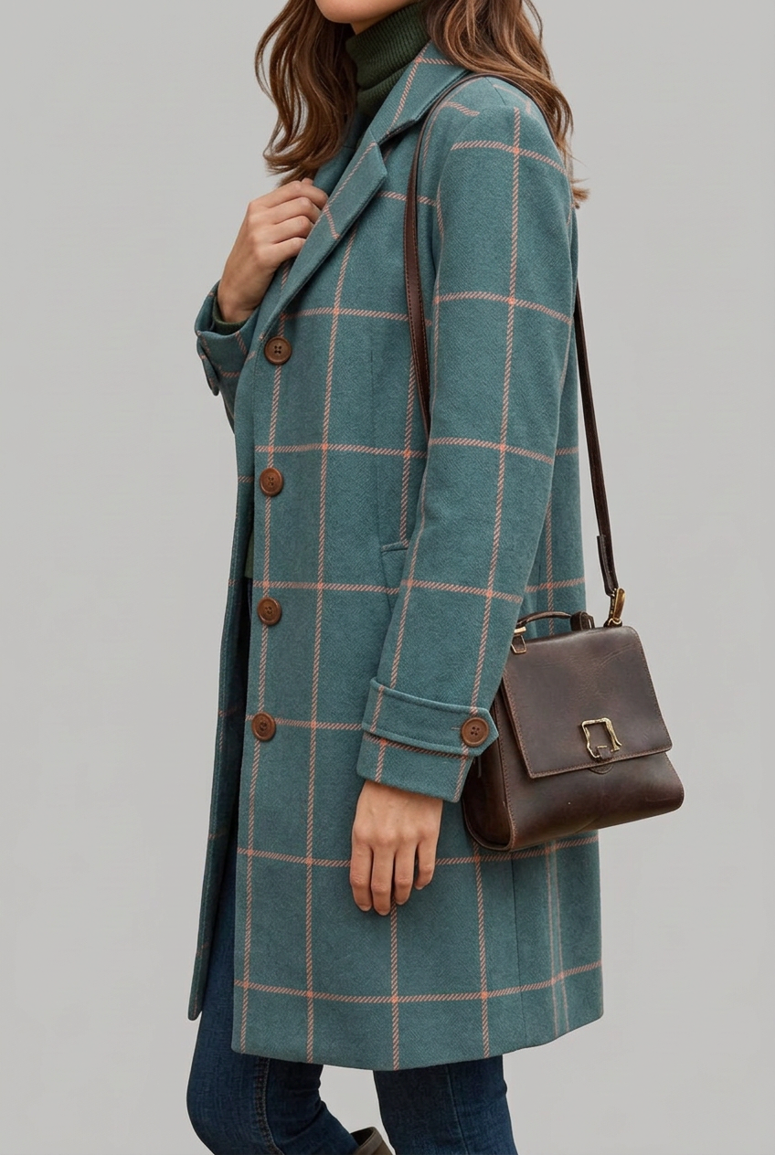 Women’s Coat | Longline Button Front