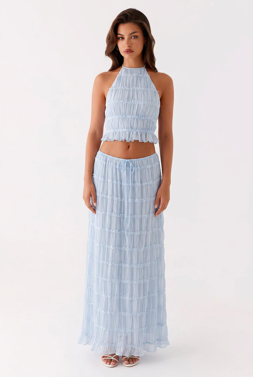 Women’s Set | Halter Top &amp; Maxi Skirt