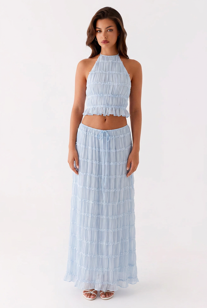 Women’s Set | Halter Top &amp; Maxi Skirt