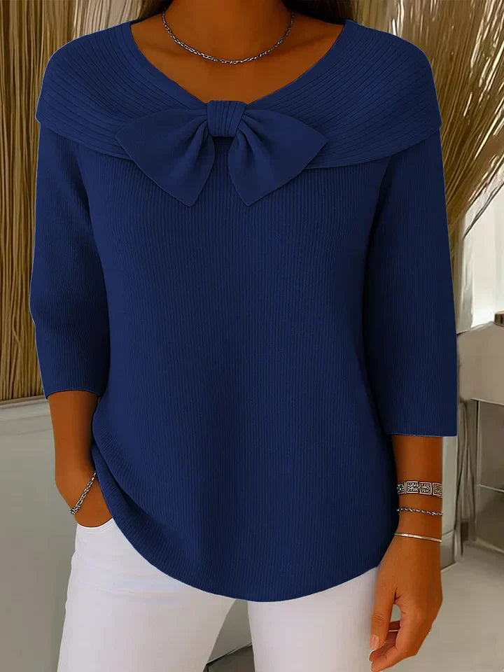 Women’s Jumper | Bow Detail Round Neck