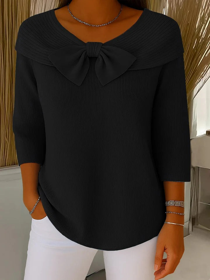 Women’s Jumper | Bow Detail Round Neck