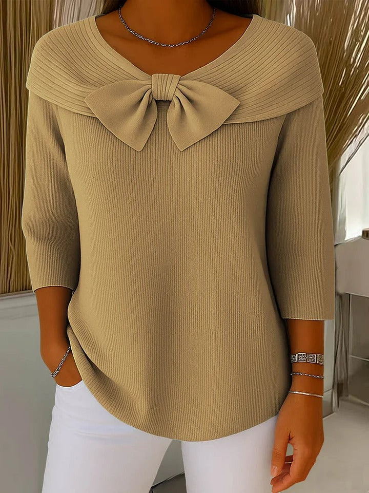 Women’s Jumper | Bow Detail Round Neck