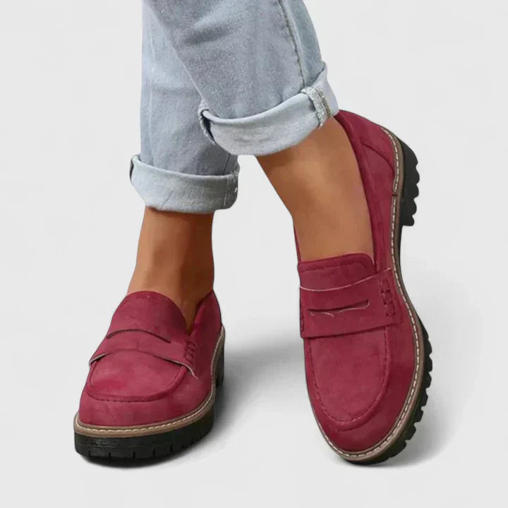 Loafers For Women | Lug Sole Closed Toe