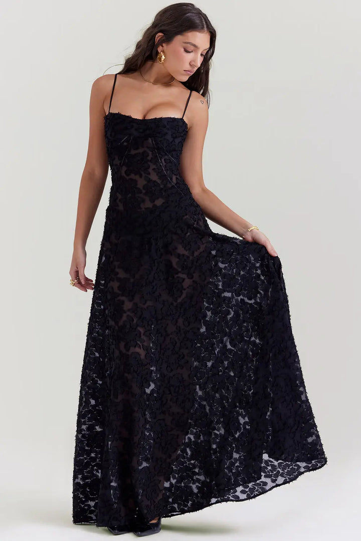 Women’s Summer Dress | Open Back Maxi