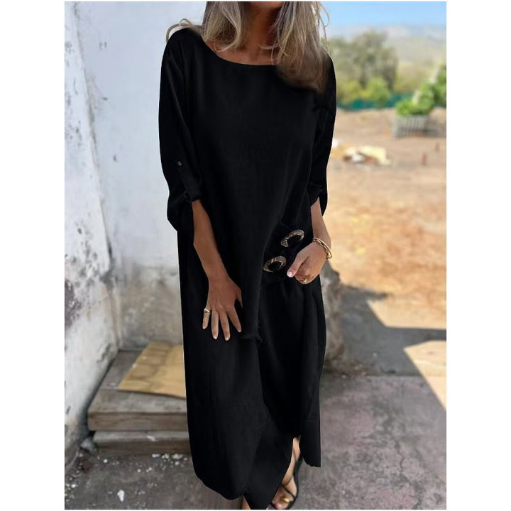 Women’s Matching Set | Asymmetric Top Wide-Leg